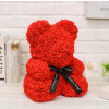 Kvetinový medvedík z červených ruží 25cm Deň sv. Valentína