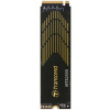 TRANSCEND MTE255S 1TB SSD disk M.2 2280, PCIe Gen4x4, NVMe, 3D NAND, DRAM-less, 7400MB/s R, 6500MB/s W TS1TMTE255S