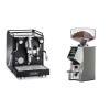 La Pavoni Cellini Classic, black + Eureka Mignon Specialita Smart, CR chrome