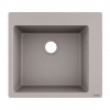 Hansgrohe Drezy Zabudovaný granitový drez S510-F450, betónová sivá 43312380-HG