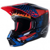 ALPINESTARS prilba S-M5 SOLAR FLARE, 2023, čierna/modrá/červená fluo/žltá fluo, veľ. L