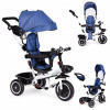 Trojkolka Ecotoys YM-BT-2 BLUE biela, čierna, modrá
