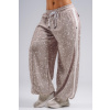 Baggy tepláky s leopardím vzorom PRIMAL 865 Cream leopard - CREAM LEOPARD - L