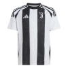 adidas Juventus Home Shirt 2024 2025 Juniors White 13 Years