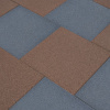zahrada-XL Protipádové dlaždice 24 ks sivé 50x50x3 cm gumené 3096598