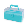 Box - kufrík na šijacie potreby farba tyrkysová