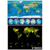 Educa 16760 NEON Series Neon World map 1000 dielov