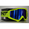 SHOT ASSAULT 2.0 fluorescenčno žlté, zrkadlové sklo modré MX okuliare + číre sklo