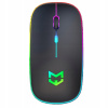 BEZDRÔTOVÁ MYŠ SLIM LED USB NABÍJATEĽNÁ RGB 1200 DPI MOBILARI