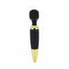 Pretty Love Power Wand - masážny vibrátor (25cm) čierny-zlatý
