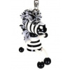 ZEBRA - drevená kľúčenka