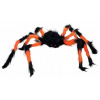 CHLPATÝ HALLOWEENSKY PAVÚK ČIERNO ORANŽOVÝ 75 CM, HALLOWEENSKY ČIERNY