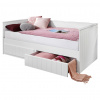 Carryhome VÝSUVNÁ POSTEĽ, 180/200 cm biela - Online Only detský nábytok - 000423004703