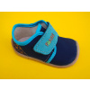 Detské barefoot tenisky Fare Bare - modré BAREFOOT 674 - SK650