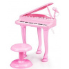 ECOTOYS Dětské elektrické piano růžové