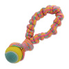 Preťahovadlo DOG FANTASY farebné + tenisák vzor 1 - 28 cm