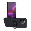 Forcell SILICONE RING Case iPhone 12 Pro Max čierne