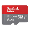 Paměťová karta Sandisk Ultra microSDXC 256GB 150 MB/s A1 Class 10 UHS-I, s adaptérem