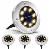 Solárne svietidlá - 4x záhradné svietidlo SOLAR STAIRED tepané LED CW (Solárne svietidlá - 4x záhradné svietidlo SOLAR STAIRED tepané LED CW)