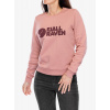 Mikina dámska Fjallraven Logo Sweater - dusty rose/port