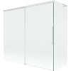 Mexen Rox L vaňová zástena 2-krídlová posuvná 170 + 75 x 150 cm, transparentná, biela - 8C9L-170-075-20-00
