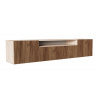ARTON S.C Frézovaný TV stolík závesný NOE 200 cm - dub artisan/dub catania