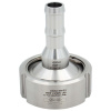 Adaptér IBC z nerezu, s 19 mm hadicovou koncovkou, pre pripojenie S60x6