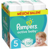 PAMPERS Active Baby Plienky jednorazové 5 (11-16 kg) 150 ks - MESAČNÉ ZÁSOBA