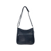 NOEMI dámska crossbody koženková kabelka Modrá