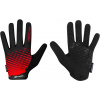 FORCE MTB ANGLE letní rukavice, červeno-černé vel.S 905722-S