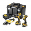 3ks náradie DEWALT DCK383P2T 18 V XR 2×5 Ah, nabíjačka, kufor