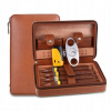 COHIBA Humidor s koženým a dreveným puzdrom na cigary (COHIBA Humidor s koženým a dreveným puzdrom na cigary)