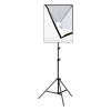 Štúdiová súprava Puluz softbox 50x70cm, statív, LED žiarovka 1 ks PU5070EU 20836
