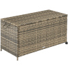 tectake 404554 s hliníkovým rámem 297l 117x54x64cm přírodní