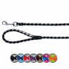 TRIXIE CAVO Vôdzka L-XL 1m/18 mm - černo/stříbrná