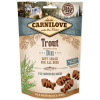 CARNILOVE Dog Semi Moist Snack Trout enriched with Dill 200 g
