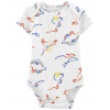 CARTERS CARTER'S Body krátky rukáv Ivory Dino chlapec 3m