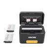 ZGCINE SONY BX1Battery Charging Case( 2-bit+2-BX1battery )