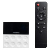 Nástenný stereo prehrávač so zosilňovačom * 2x 25W * USB/MP3 * BlueTooth * FM tuner * 2x AUX * diaľkové ovládanie