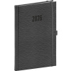 NOTIQUE Týždenný diár Rivoli 2026, sivý, 15 x 21 cm