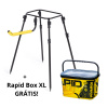 MIVARDI Stojan na zakrmovanie Rapid Box Professional (vrátane 4 tyčí) + Vedro Rapid Box XL GRATIS!