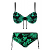 Eugenie Green dámske dvojdielne plavky 484-2 3XL zelená