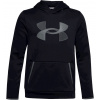 Chlapčené mikiny Under Armour Fleece Hoodie Big Logo - Čierny (S)