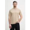 Tommy Hilfiger basic tričko pánske bavlnené MW0MW42393 béžová XL