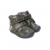 Chlapčenské barefoot zimné čižmy D.D.STEP 21 Zelená