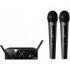 AKG WMS40 mini dual Vocal Set US25 A/C