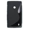 Puzdro gumené Nokia Lumia 520 čierne