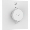 Hansgrohe ShowerSelect Comfort E Jednopáková termostatická batéria, matná biela 15571700