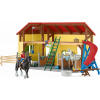 Schleich Stajňa pre kone s príslušenstvom