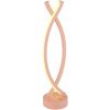 Globo Lighting Hela stolová lampa 1x1 W biela-koralová 58457P